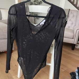 Socialite mesh bodysuit size medium